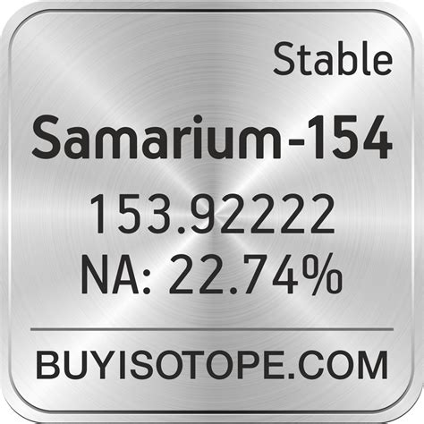 samarium-154 sds